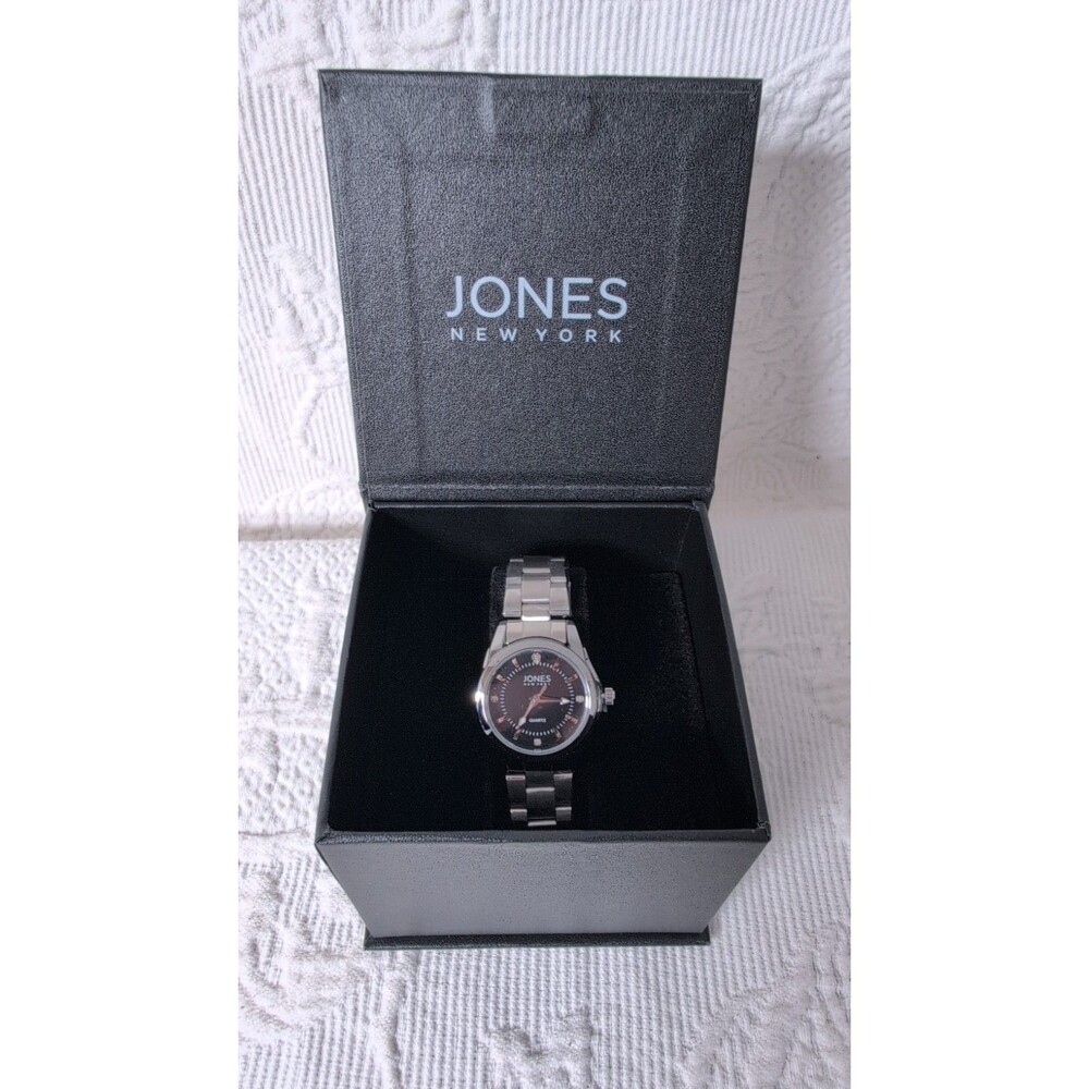 Jones New York Women Anna Watch With Gift Box #JNYW2419L Stainless Steel NWT
